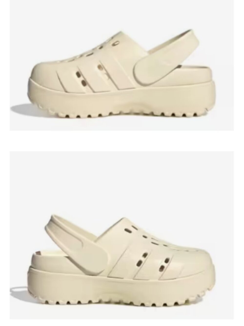 Adidas "Adilette" Clog Platform Sandals